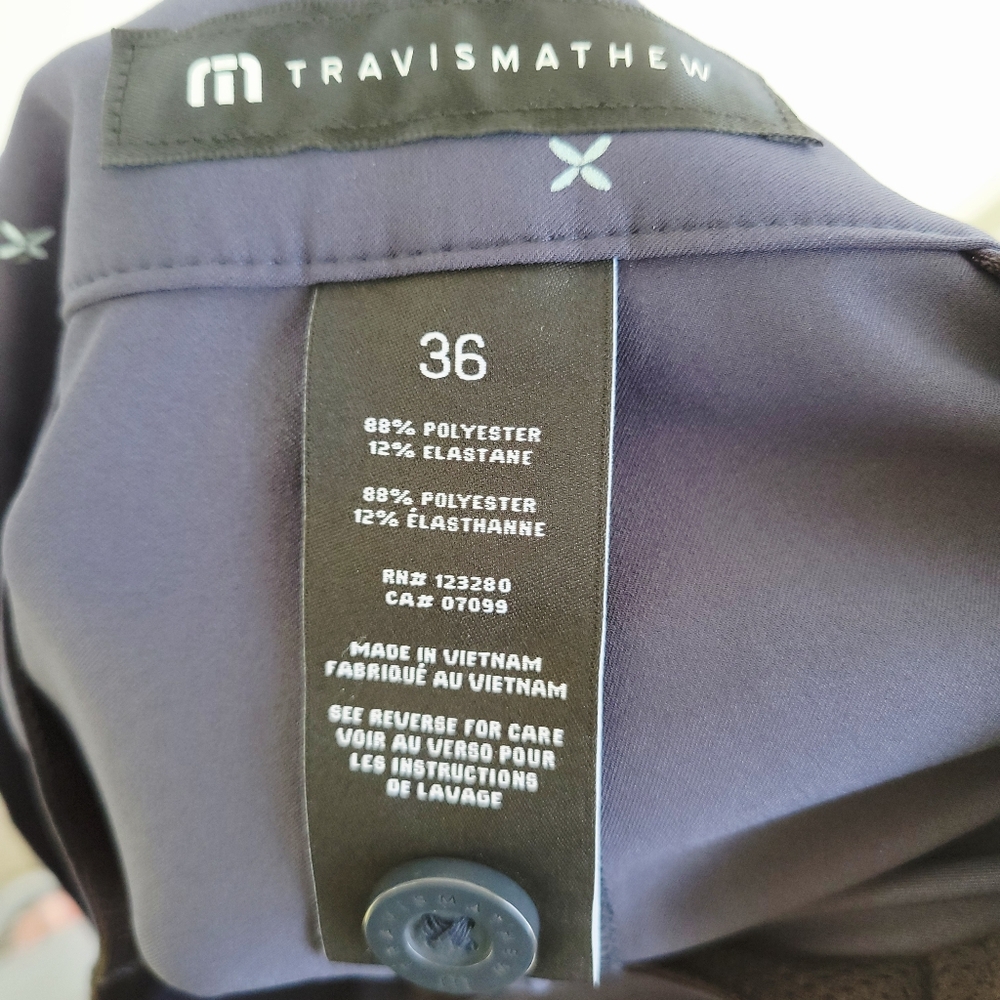 Travis Mathew Not Feeling That Golf Shorts Total Eclipse Size 36 - Picture 8 of 14